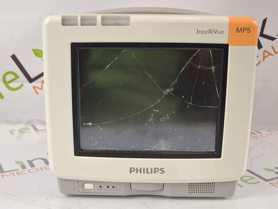 Philips Intellivue MP5 - ECG, Fast SpO2, NIBP Patient Monitor