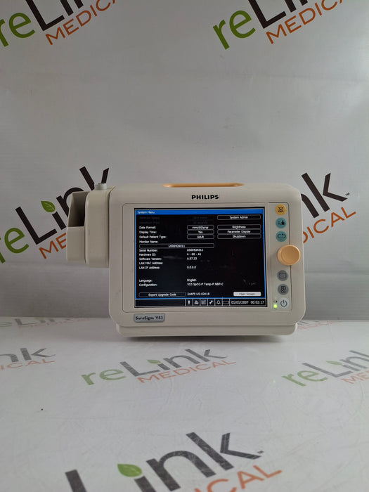 Philips Suresigns VS3 Vital Signs Monitor