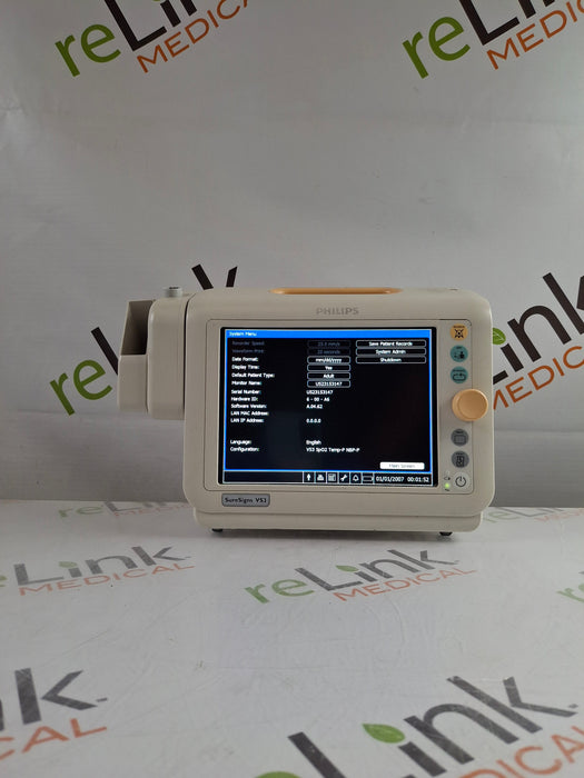 Philips Suresigns VS3 Vital Signs Monitor