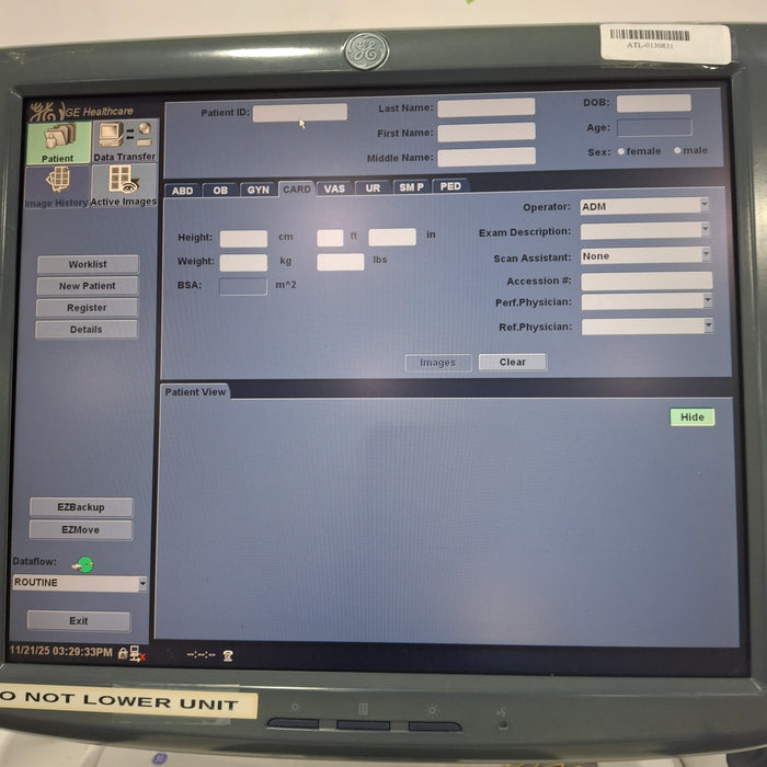 GE Healthcare Logiq E9 Ultrasound