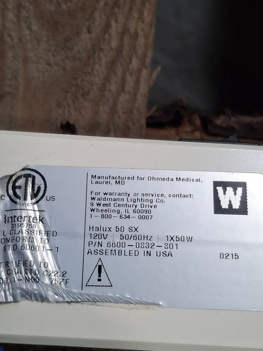 Wildman lighting Co Halux 50sx Exam light