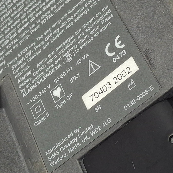 Graseby 3400 Syringe Pump