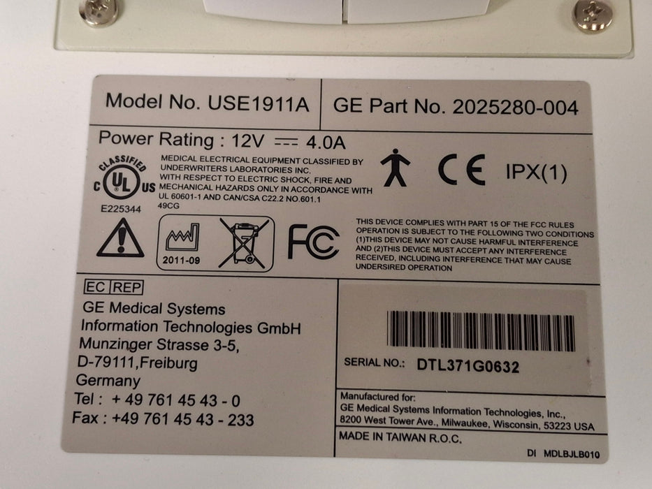 GE Healthcare CDA19T Patient Monitor
