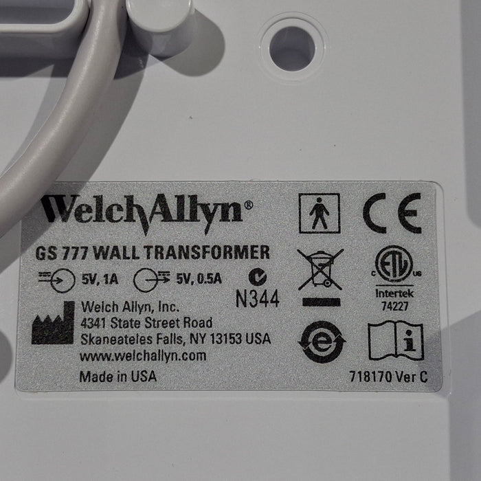 Welch Allyn 777 Otoscope Ophthalmoscope Transformer