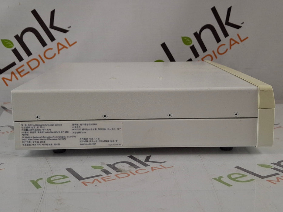 GE Healthcare MP100D CIC Pro Carescape Central Station
