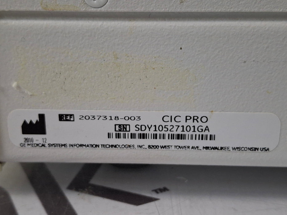 GE Healthcare MP100D CIC Pro Carescape Central Station