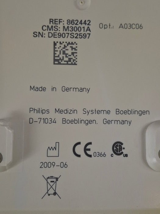Philips M3001A-A03C06 Masimo SpO2, NIBP, ECG, Temp, IBP MMS Module