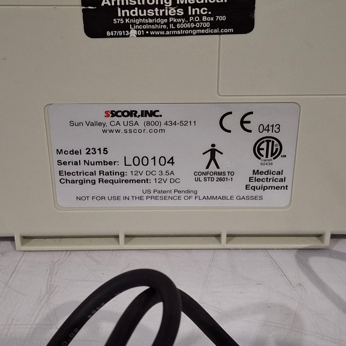 SSCOR, Inc. 2315 Pump suction