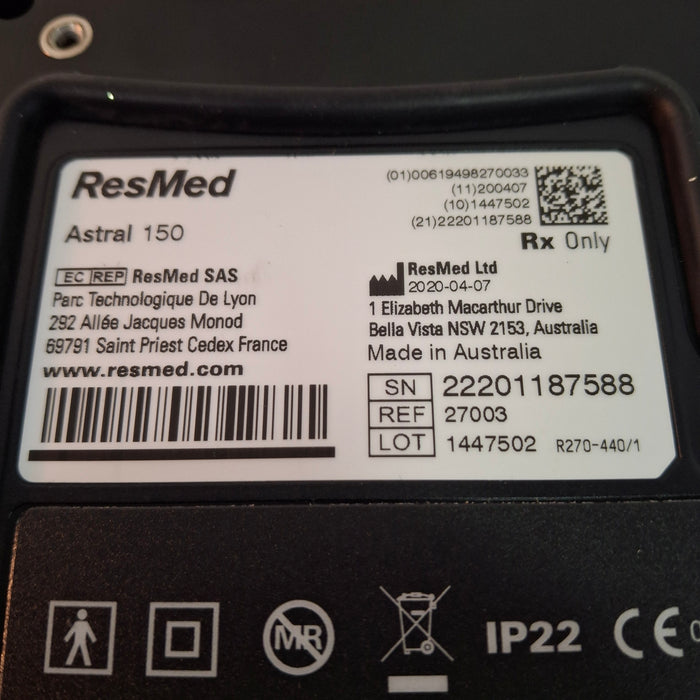 ResMed Astral 150 Portable Ventilator