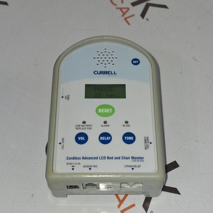 Curbell Medical Products Inc CSM-BC400 Cordless Advanced LCD Bed & Chair Monitor