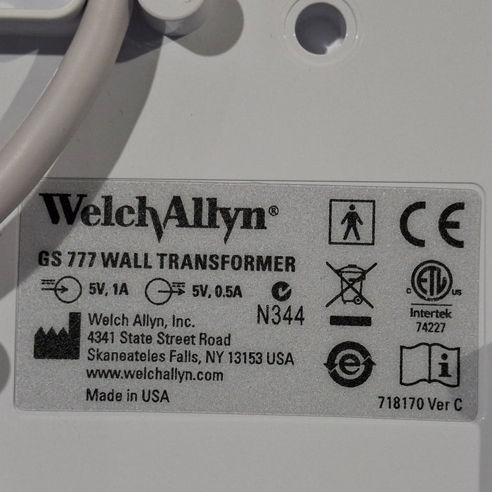 Welch Allyn 777 Otoscope Ophthalmoscope Transformer