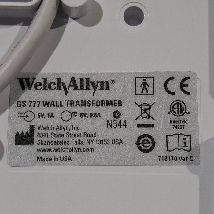 Welch Allyn 777 Otoscope Ophthalmoscope Transformer