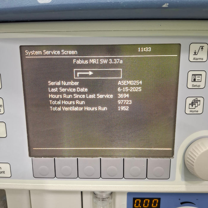 Draeger Medical Fabius MRI Anesthesia Machine