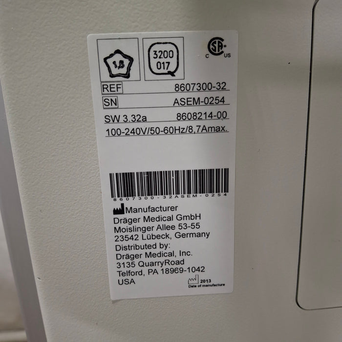 Draeger Medical Fabius MRI Anesthesia Machine