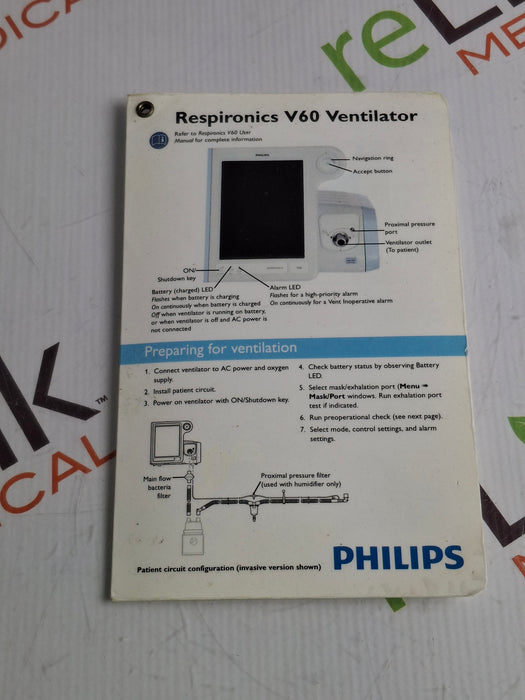 Philips Respironics V60 BiPAP Ventilator
