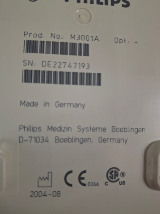 Philips M3001A-A01 Fast SpO2, NIBP, ECG MMS Module