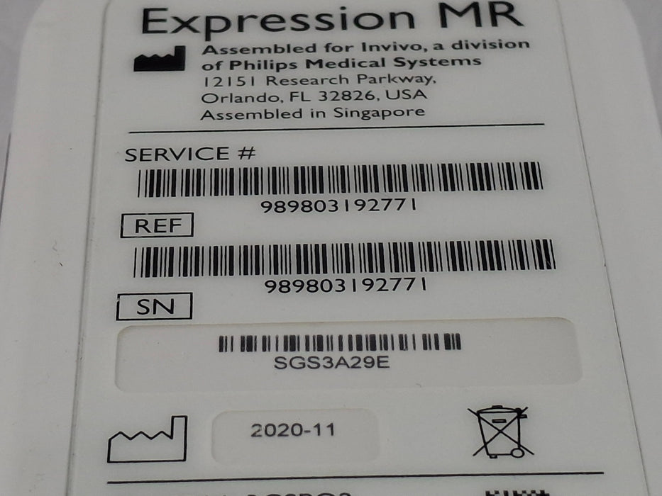 Philips Expression MRI SpO2  989803192771 Patient Module