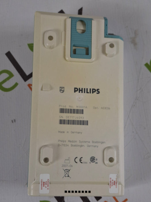 Philips M3001A-A03C06 Masimo SpO2, NIBP, ECG, Temp, IBP MMS Module
