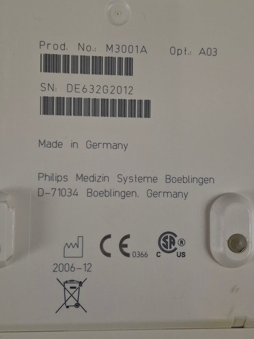 Philips M3001A-A03 Masimo SpO2, NIBP, ECG MMS Module