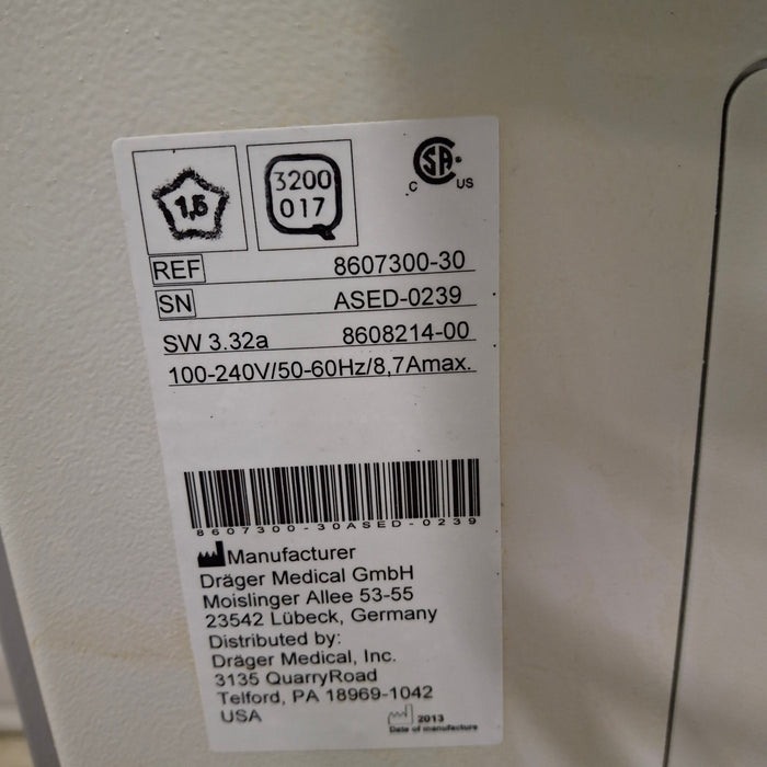 Draeger Medical Fabius MRI Anesthesia Machine