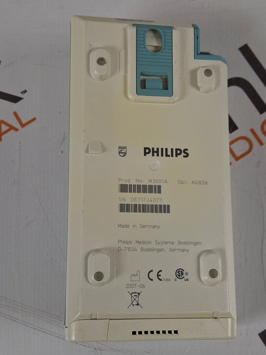 Philips M3001A-A03C06 Masimo SpO2, NIBP, ECG, Temp, IBP MMS Module