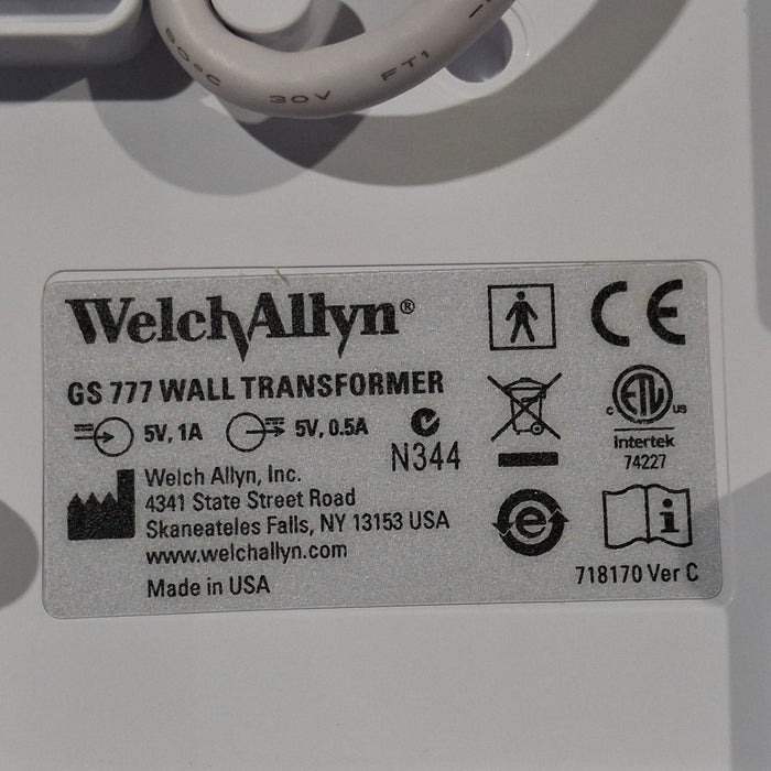 Welch Allyn 777 Otoscope Ophthalmoscope Transformer