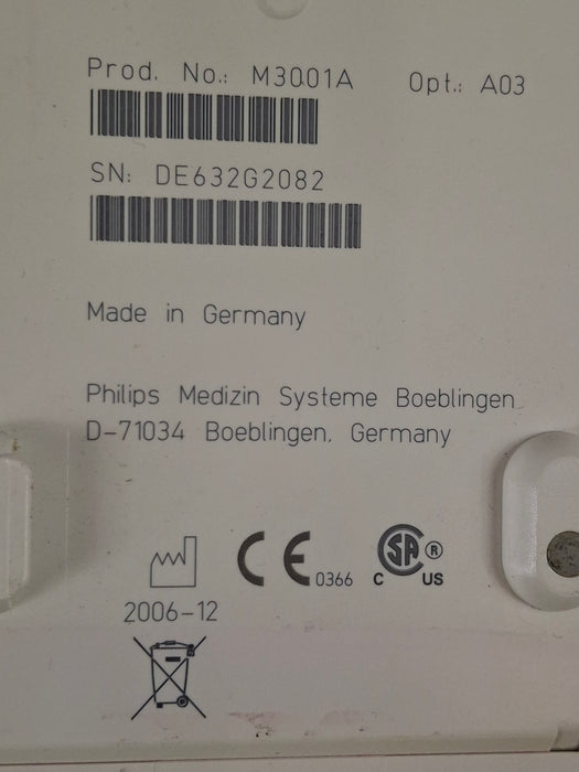 Philips M3001A-A03 Masimo SpO2, NIBP, ECG MMS Module