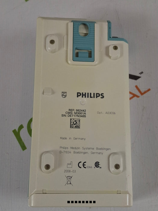 Philips M3001A-A03C06 Masimo SpO2, NIBP, ECG, Temp, IBP MMS Module