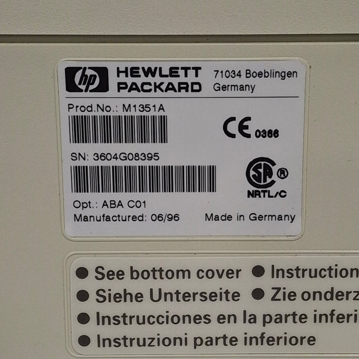 Philips M1351A Series 50A Fetal Monitor