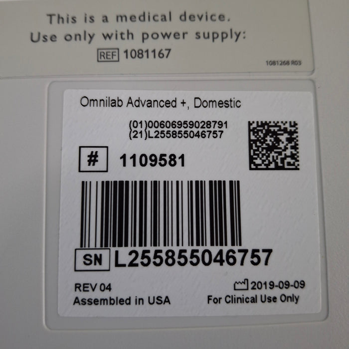 Philips Respironics OmniLab Advanced + System One Ventilator