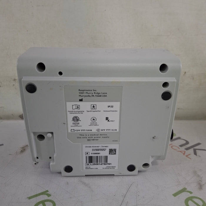 Philips Respironics OmniLab Advanced + System One Ventilator