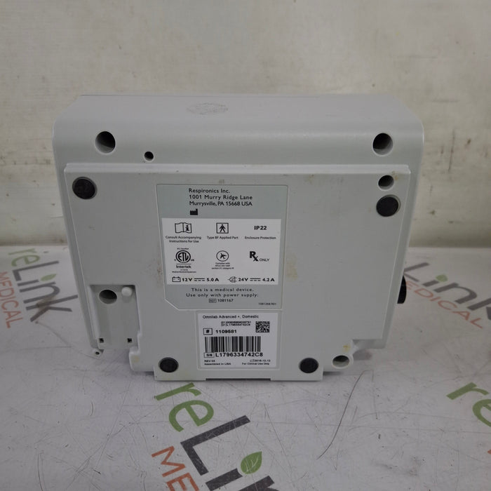 Philips Respironics OmniLab Advanced + System One Ventilator