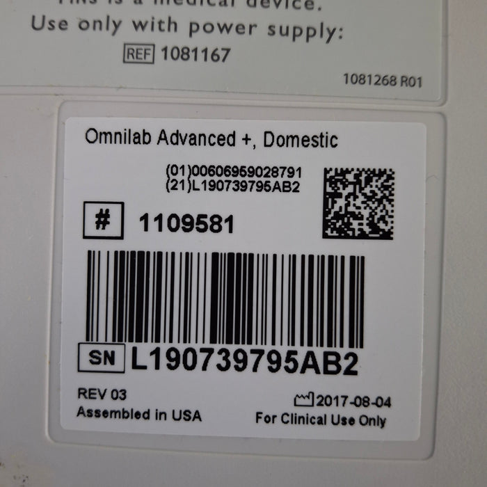 Philips Respironics OmniLab Advanced + System One Ventilator