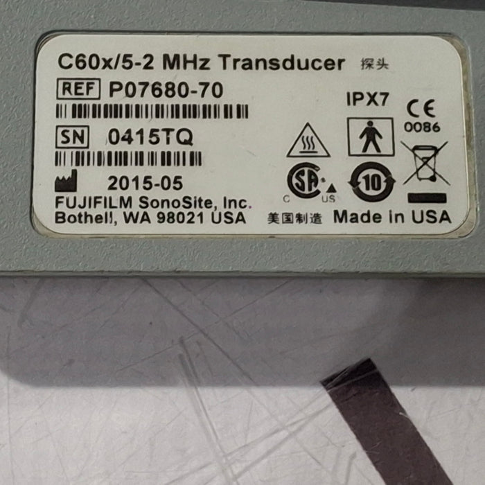 Sonosite C60x/5-2 MHz Convex Transducer