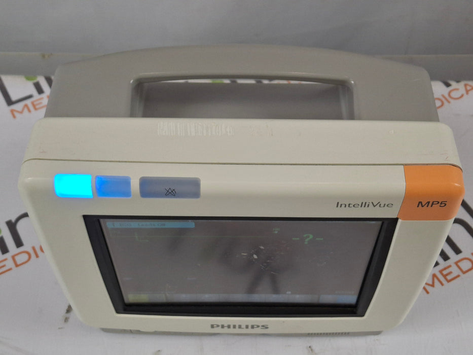 Philips Intellivue MP5 - ECG, Fast SpO2, NIBP Patient Monitor