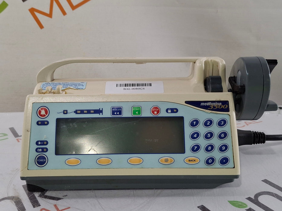 Smiths Medical Medfusion 3500 Syringe Infusion Pump