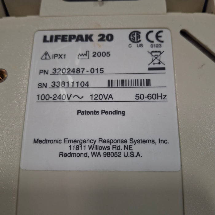 Physio-Control LifePak 20 Defibrillator