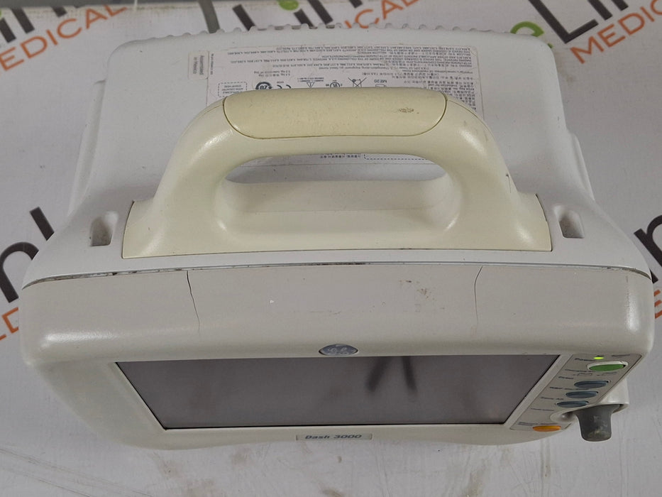 GE Healthcare Dash 3000 - Masimo SpO2 Patient Monitor