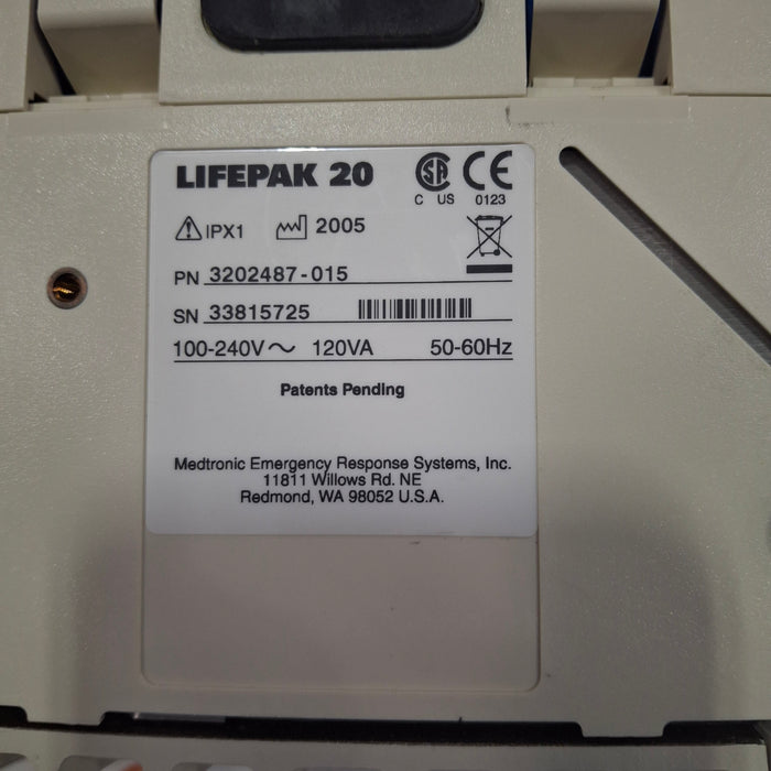 Physio-Control LifePak 20 Defibrillator