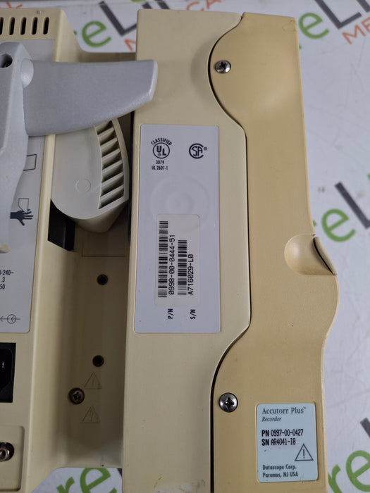 Datascope Accutorr Plus Vital Signs Monitor