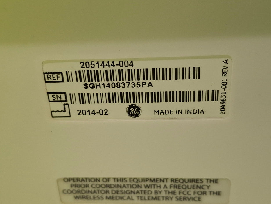 GE Healthcare Mini Telemetry System Wireless Fetal Monitor