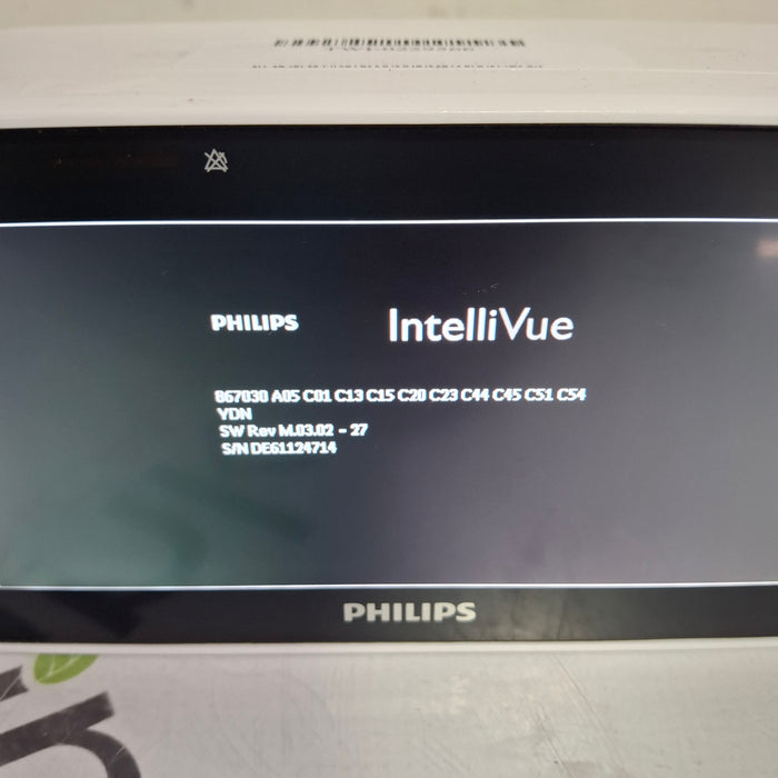 Philips IntelliVue X3 - Oximax Nellcor SpO2 Transport Patient Monitor