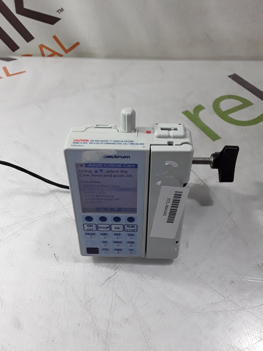 Baxter Sigma Spectrum 6.05.14 with B/G Battery Infusion Pump