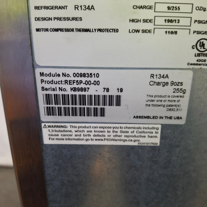 Follett Corp REF5P Undercounter Medical Refrigerator