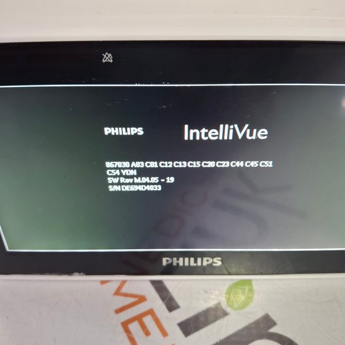 Philips IntelliVue X3 - Oximax Nellcor SpO2 Transport Patient Monitor