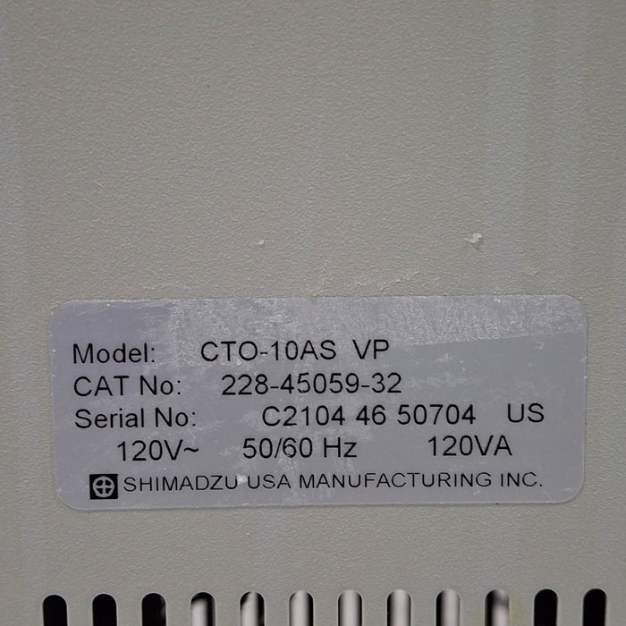 Shimadzu CTO-10AS VP Column Oven