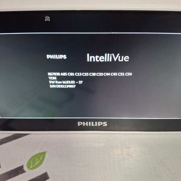 Philips IntelliVue X3 - Fast Nellcor SpO2 Transport Patient Monitor