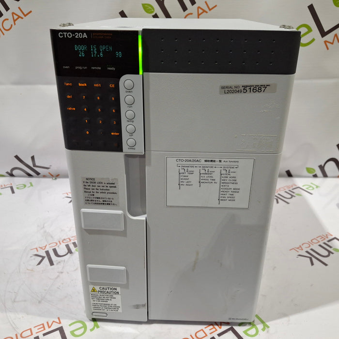 Shimadzu CTO-20A Prominence Column Oven