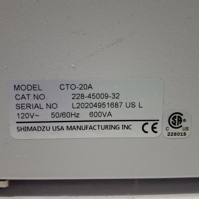 Shimadzu CTO-20A Prominence Column Oven