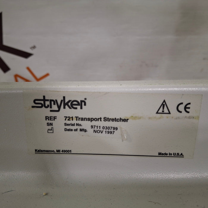 Stryker 721 Transport Stretcher